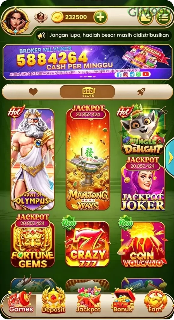 Screenshot rajaclub nomor 2